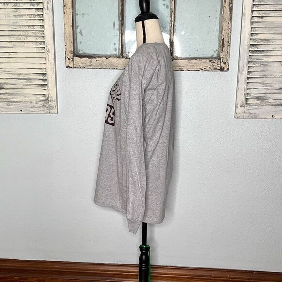 Love Tribe Womens Sweatshirt Tiger Crewneck Heather Grey Size 1X NWT - Picture 3 of 7